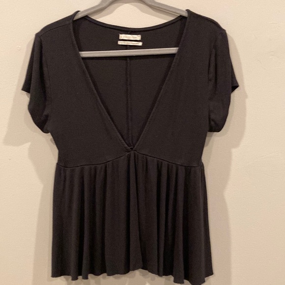 Urban Outfitters Tops - urban outfitters plunge neckline babydoll top
